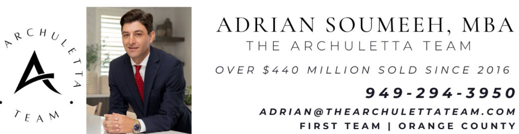 Adrian Soumeeh Top real estate agent in Aliso Viejo