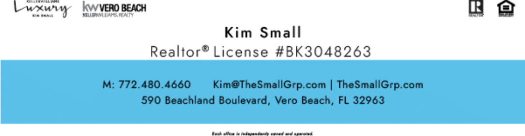 Kim Small Top real estate agent in Vero Beach 