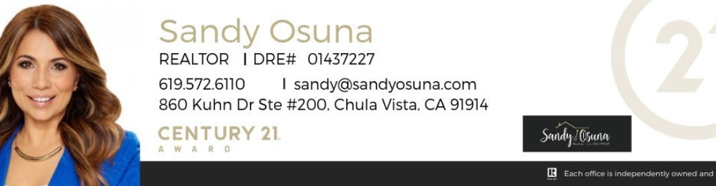 Sandy Osuna Top real estate agent in Chula Vista 