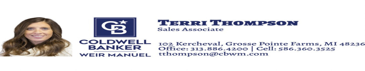 Terri Thompson Top real estate agent in Grosse pointe farms 