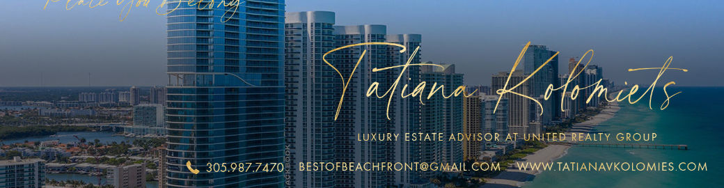 Tatiana Kolomiets Top real estate agent in Fort Lauderdale 
